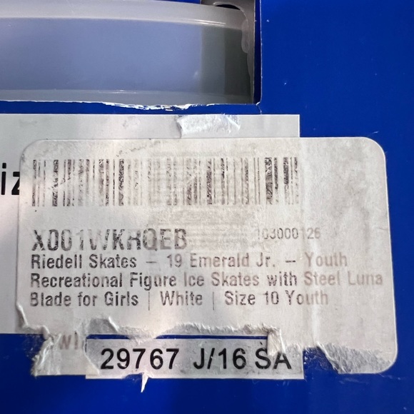 Brand New in Box RIEDELL EMERALD SKATES SIZE 10 - Picture 5 of 5